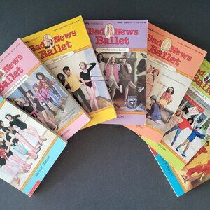 BAD NEWS BALLET LOT OF GIRLS BOOKS # 1-7 VINTAGE 1990s JAHNNA N. MALCOLM 1ST ED.